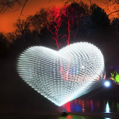 Lumières d'hiver : cinq semaines d'illuminations au Luisenpark de Mannheim
