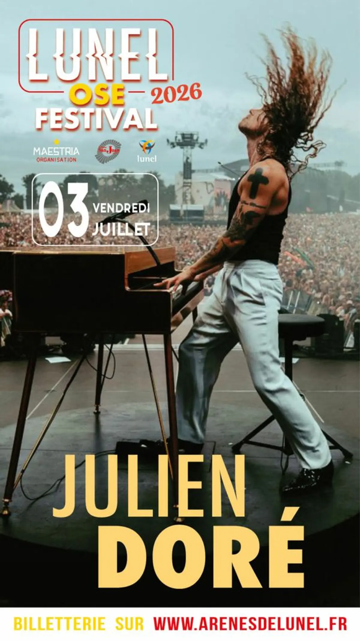 Lunel Ose Festival : Julien Doré