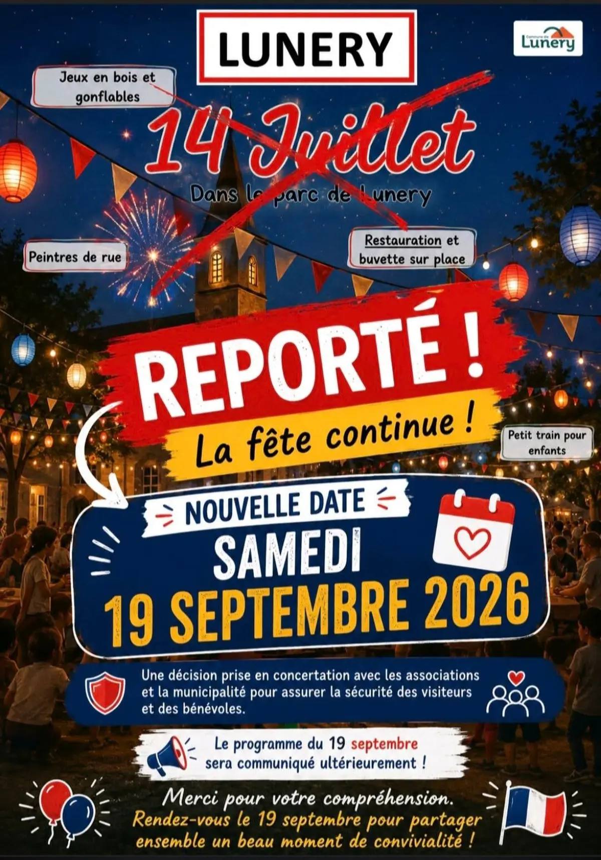 Lunery la fête continue !