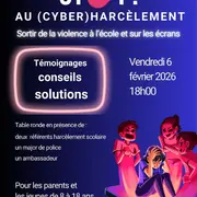Lutter contre le harcèlement à l'école et sur les écrans