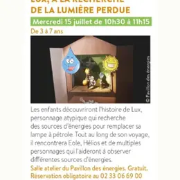 Lux, à la recherche de la lumière perdue