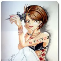 M Tattoo &copy; Yumitchi, illustratrice de manga
