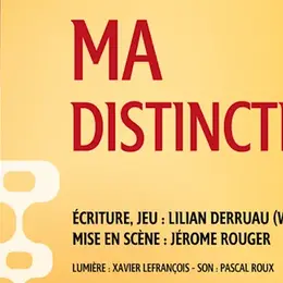 Ma distinction spectzcle par Wally