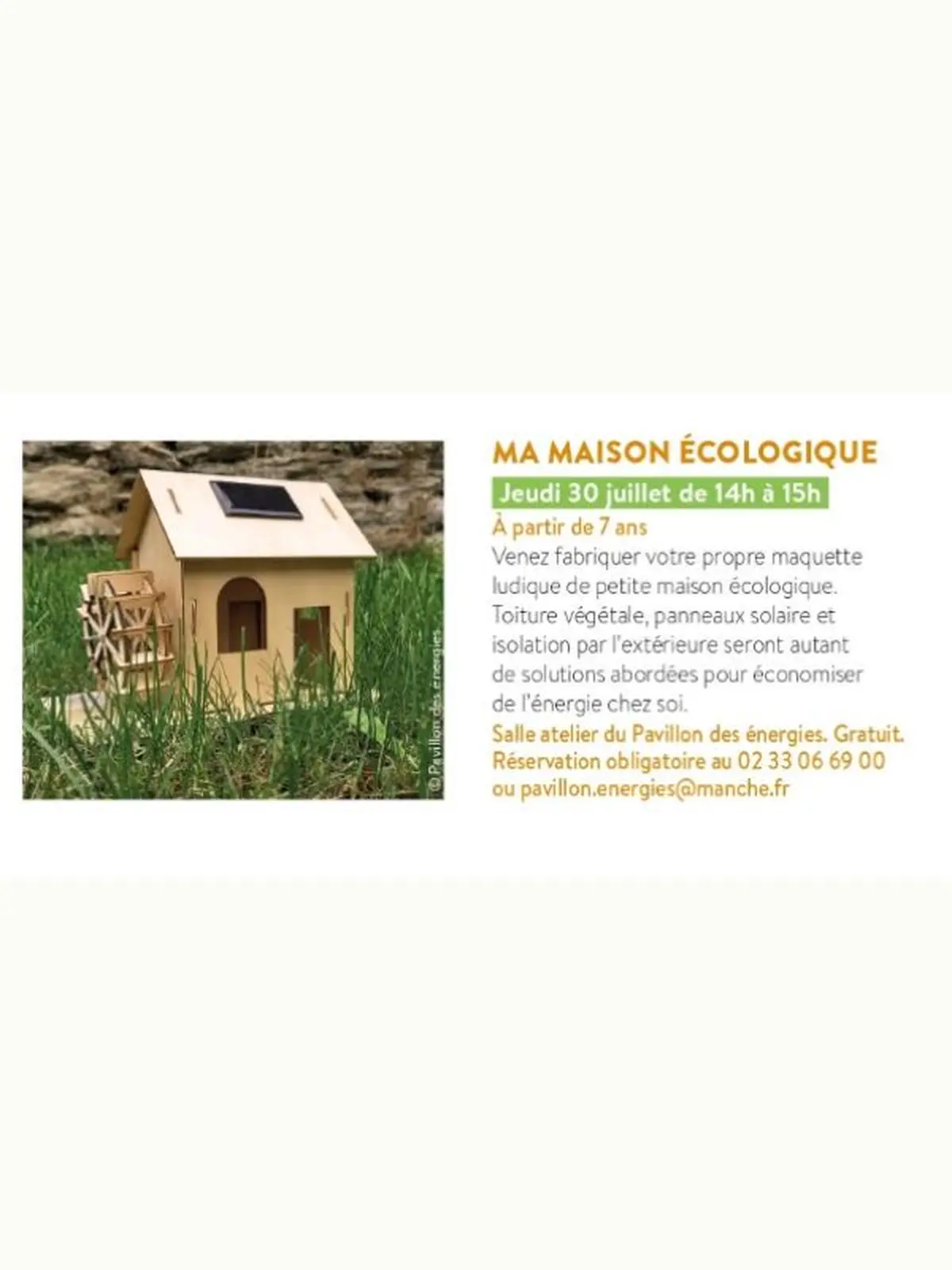 Ma maison écologique