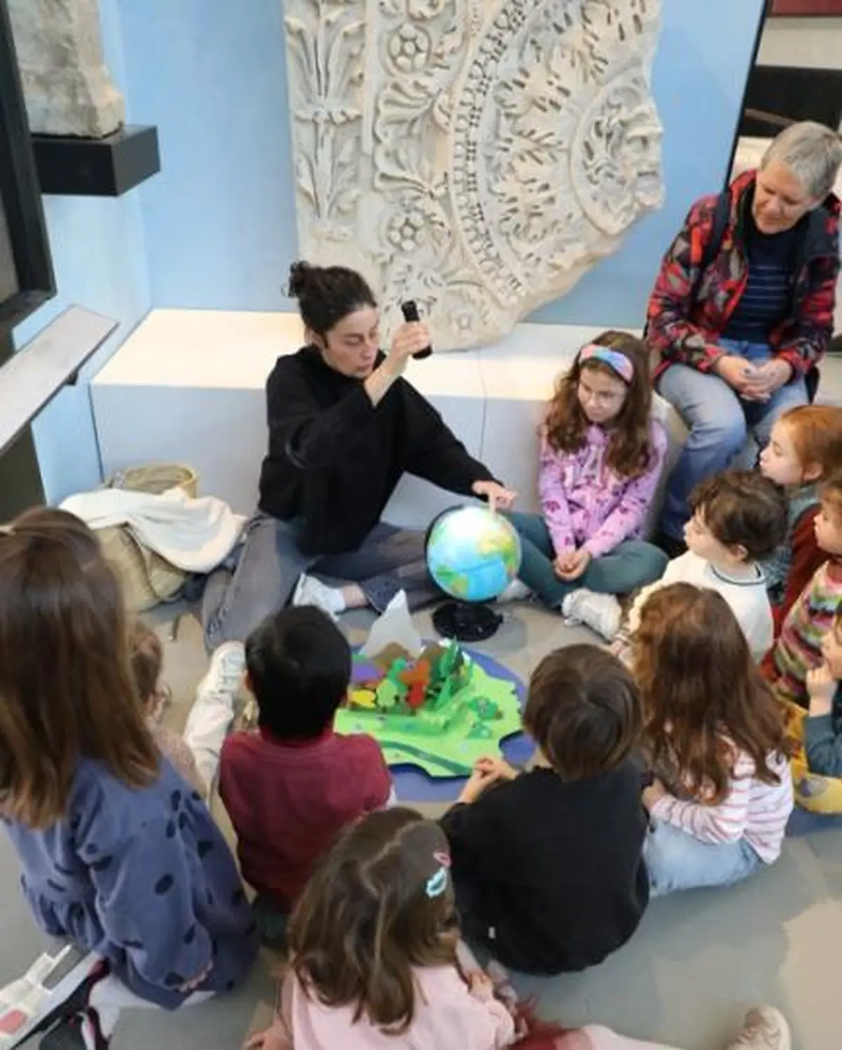 Ma première visite au musée bleu