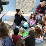 Ma première visite au musée bleu