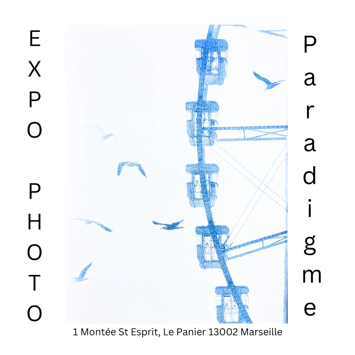 Ma ville en bleu by Insolant_cyanotype