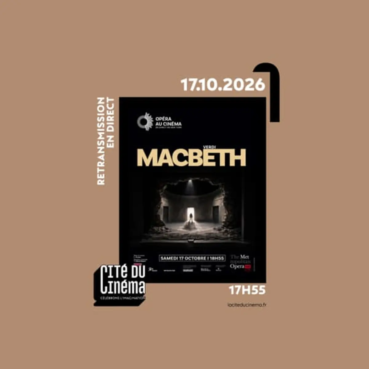Macbeth en direct du Metropolitan Opera de New York à la Cité du Cinéma !