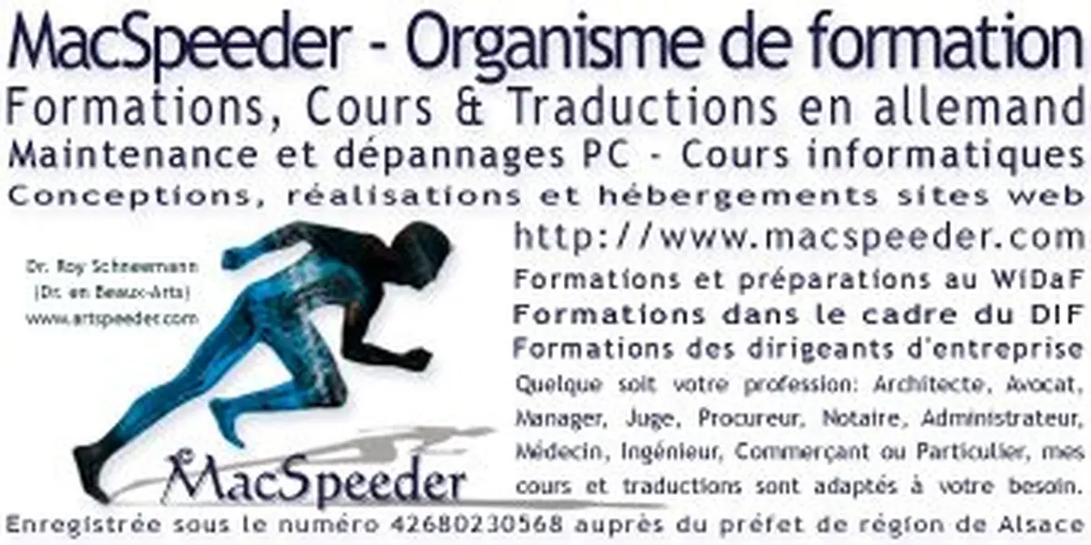 MacSpeeder - Formation en Allemand