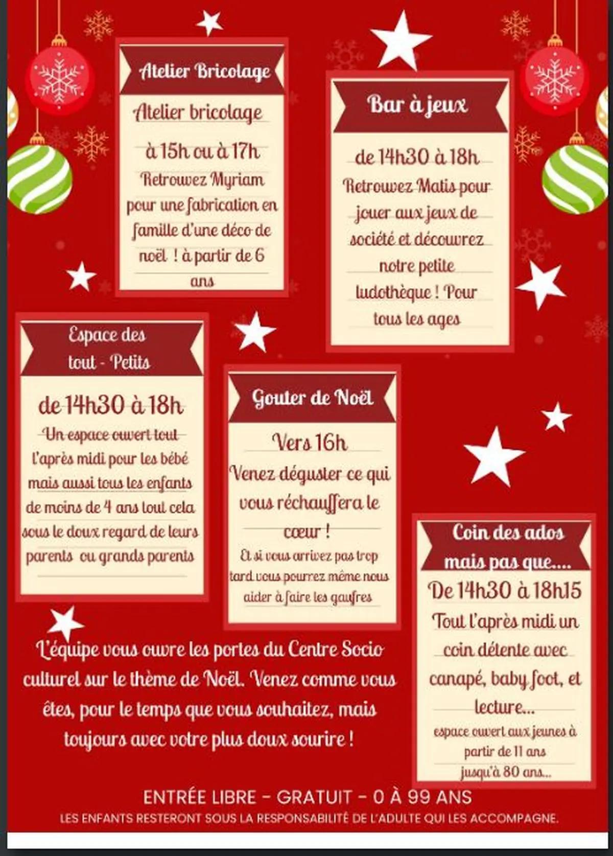 Magie de Noël au CSC