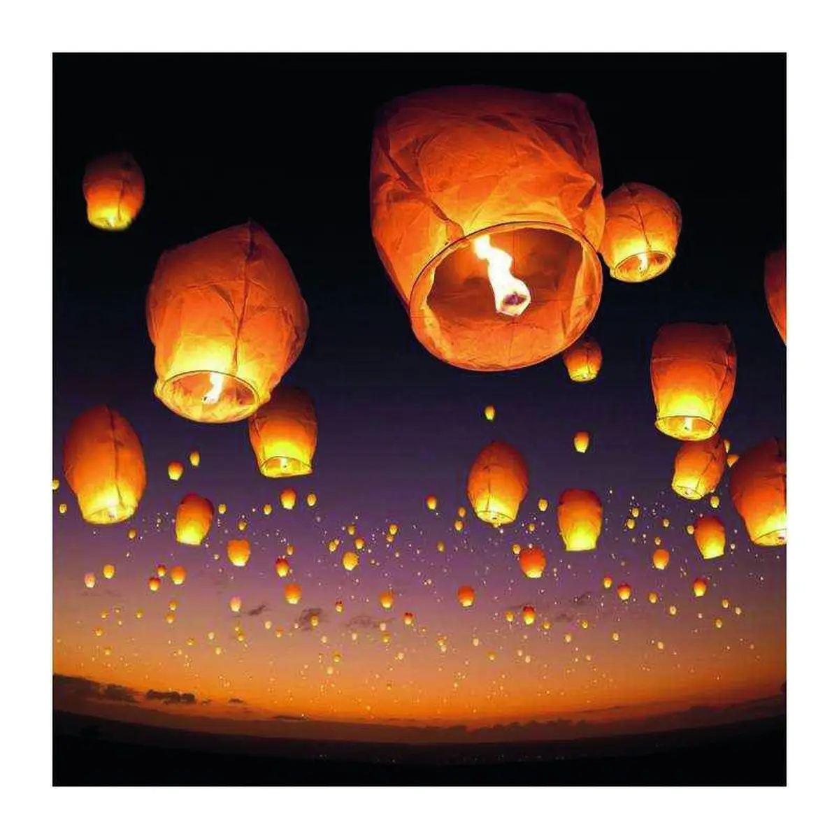 Magique lâcher de lanterne à Mulhouse