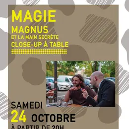 Magnus et la main secrete Close up à table
