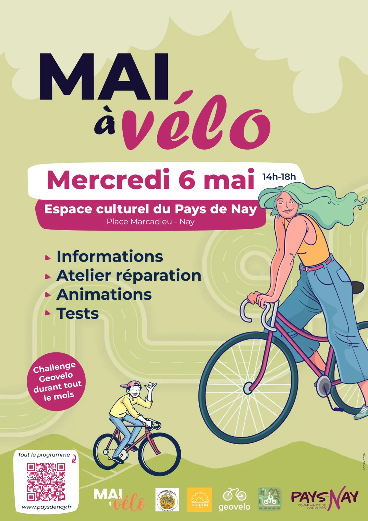 Mai à vélo
