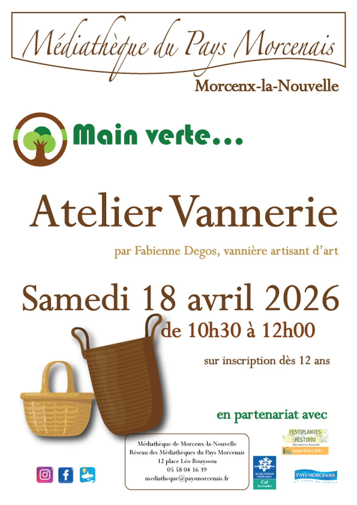 Main verte... Atelier Vannerie