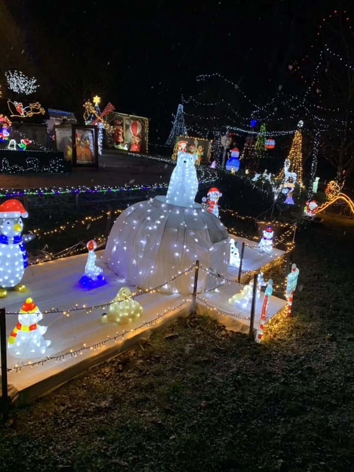 Maison avec son décor magique