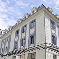 La Maison Engelmann, située rues de la Moselle et du Moulin, accueille des boutiques alimentaires haut de gamme &copy; JDS