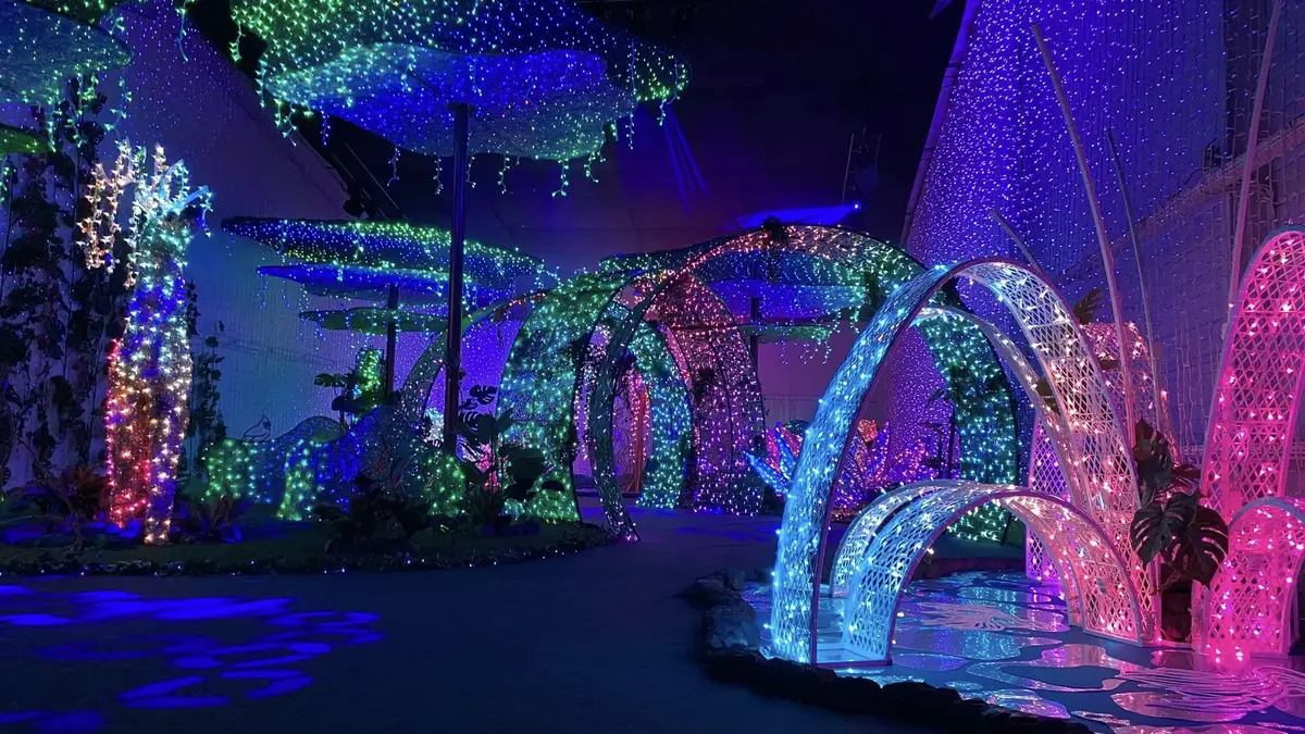 Maison illuminée de Saint-Jean le Blanc