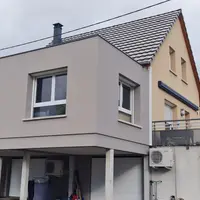 Une extension à Leimbach, réalisée par Maisons Erbat &copy; Maisons Erbat