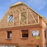 Un chantier en cours avec Maisons Peter, constructeur en Alsace DR