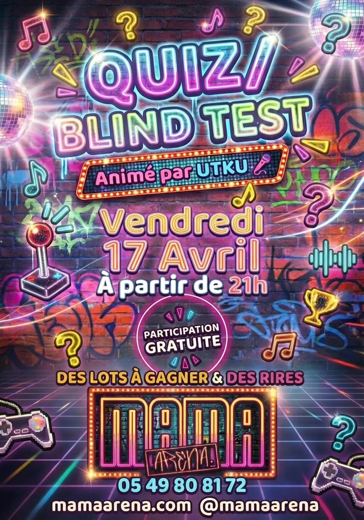 Mama Arena - Quizz Blind Test