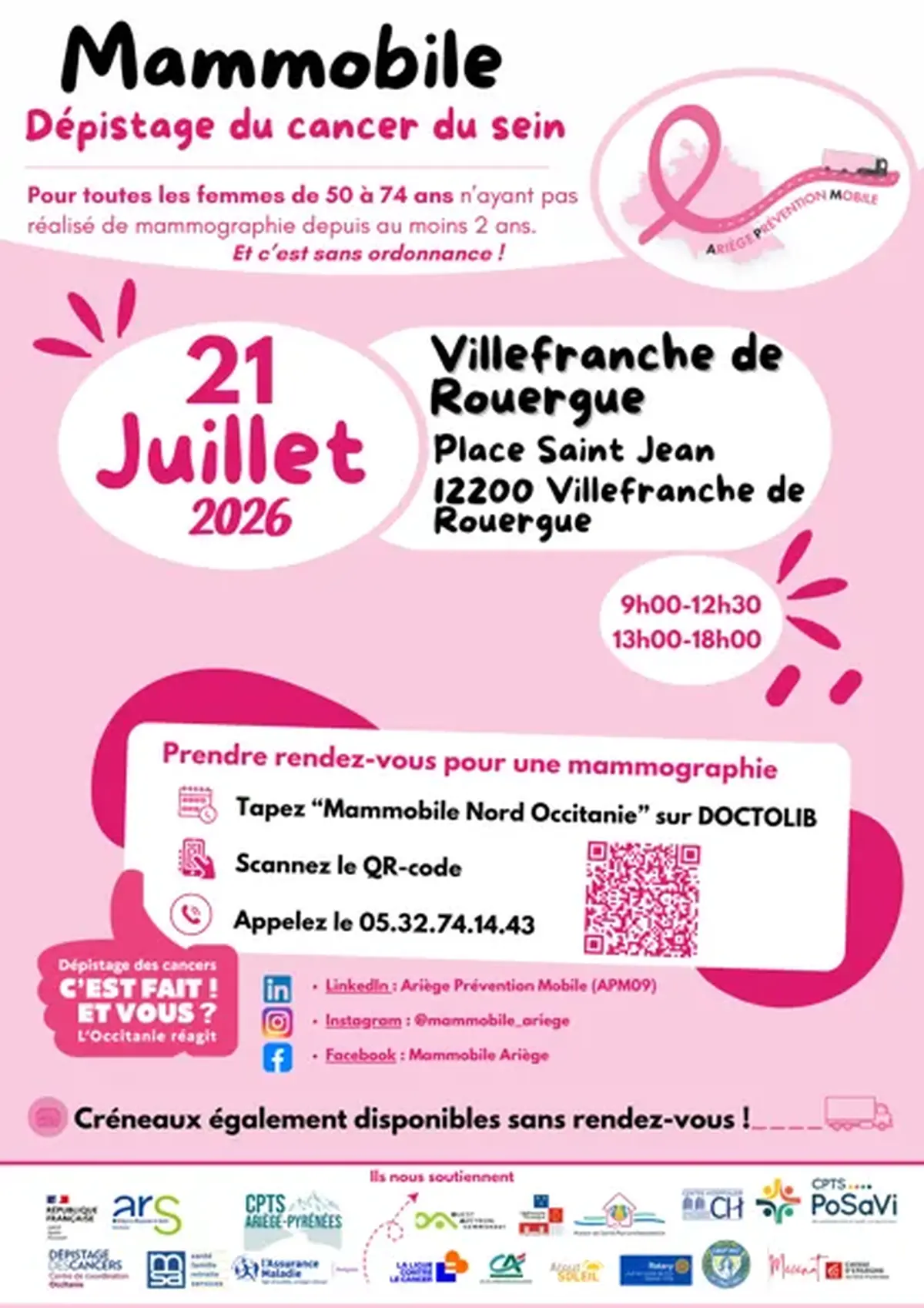 Mammobile : dépistage du cancer du sein