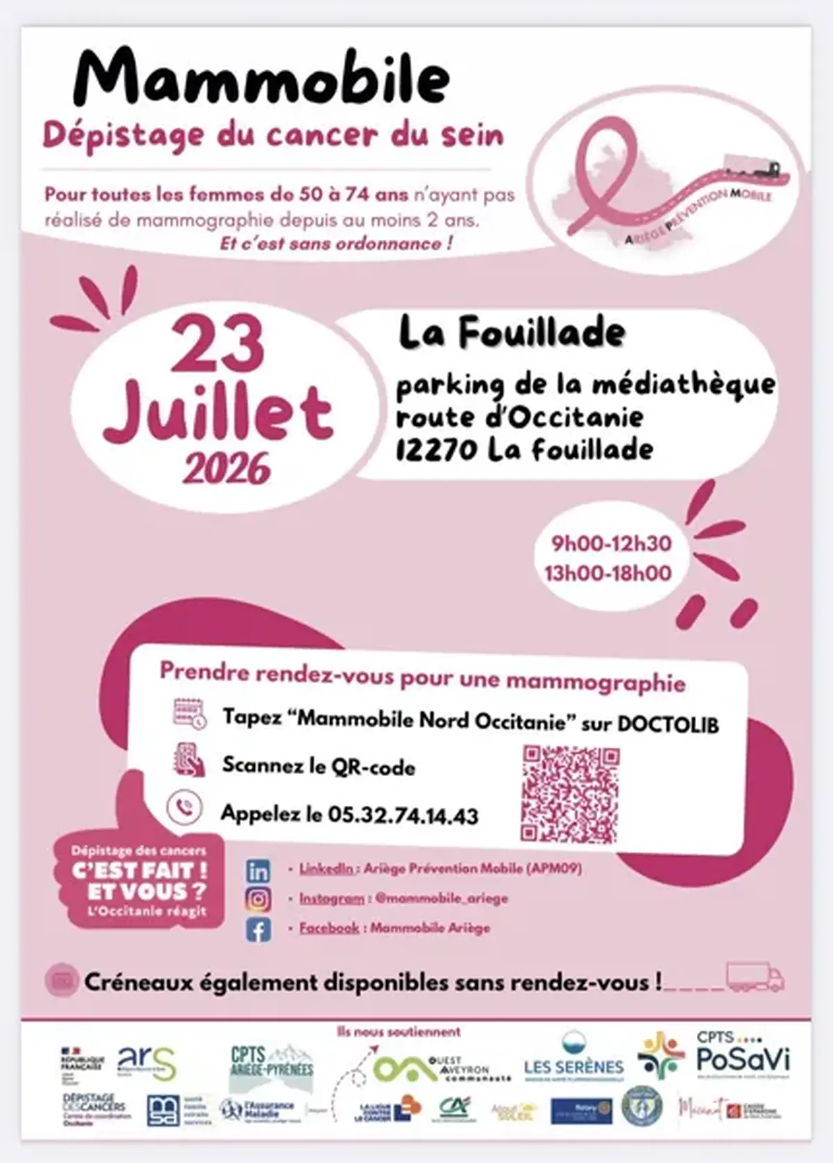 Mammobile : dépistage du cancer du sein