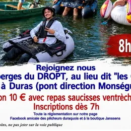 Manifestation Float-tube et Barque à Duras