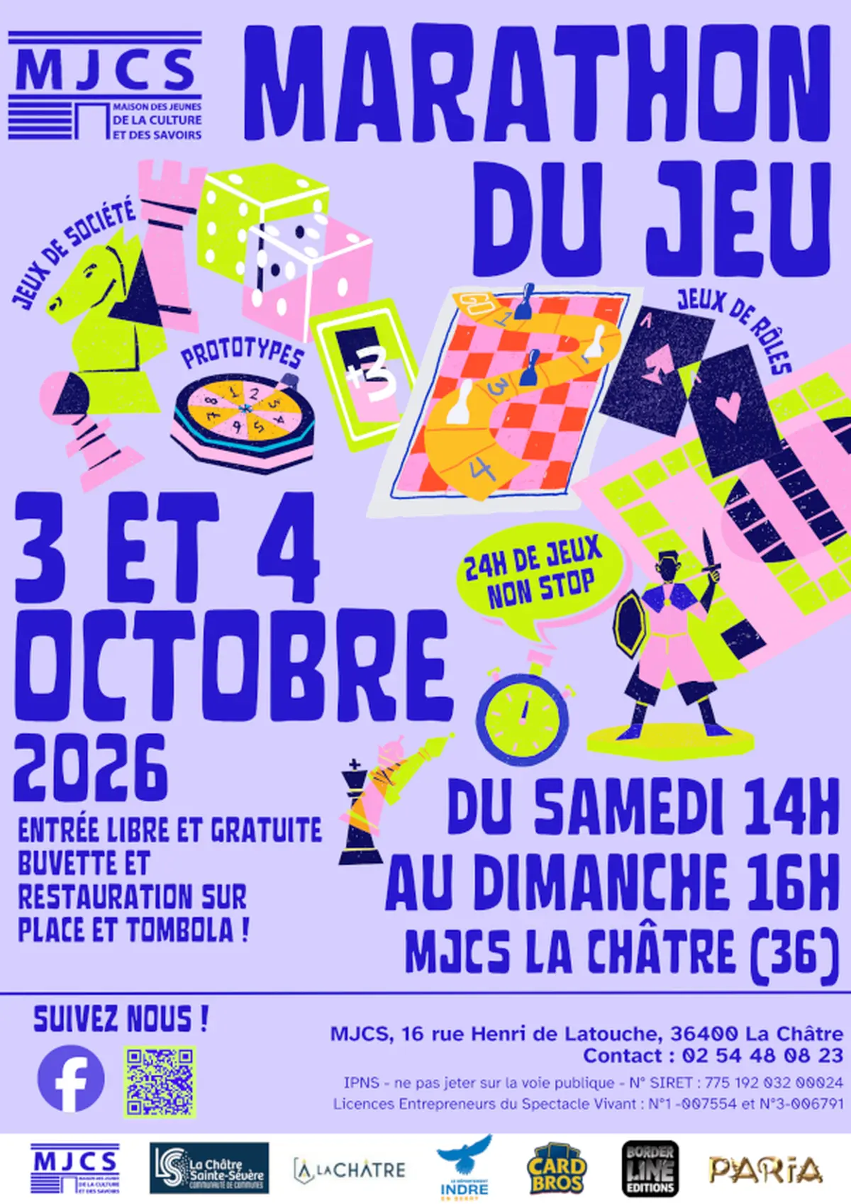 Marathon 24h jeu de la MJCS