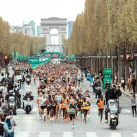 Marathon de Paris 2026 : J-7 avant le grand départ sur les Champs-Élysées &copy; A.S.O/Morgan Bove