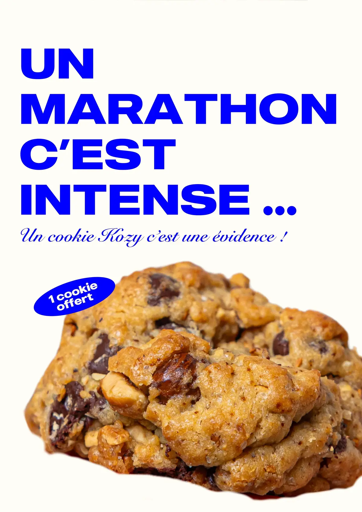Marathon de Paris 2026 : Kozy offre un cookie à tous les finishers