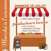 Marché à l'ancienne à Saint-Hilaire-la-Palud