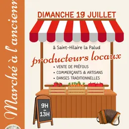 Marché à l'ancienne à Saint-Hilaire-la-Palud