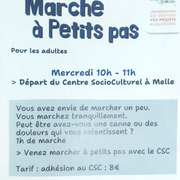 Marche à petits pas