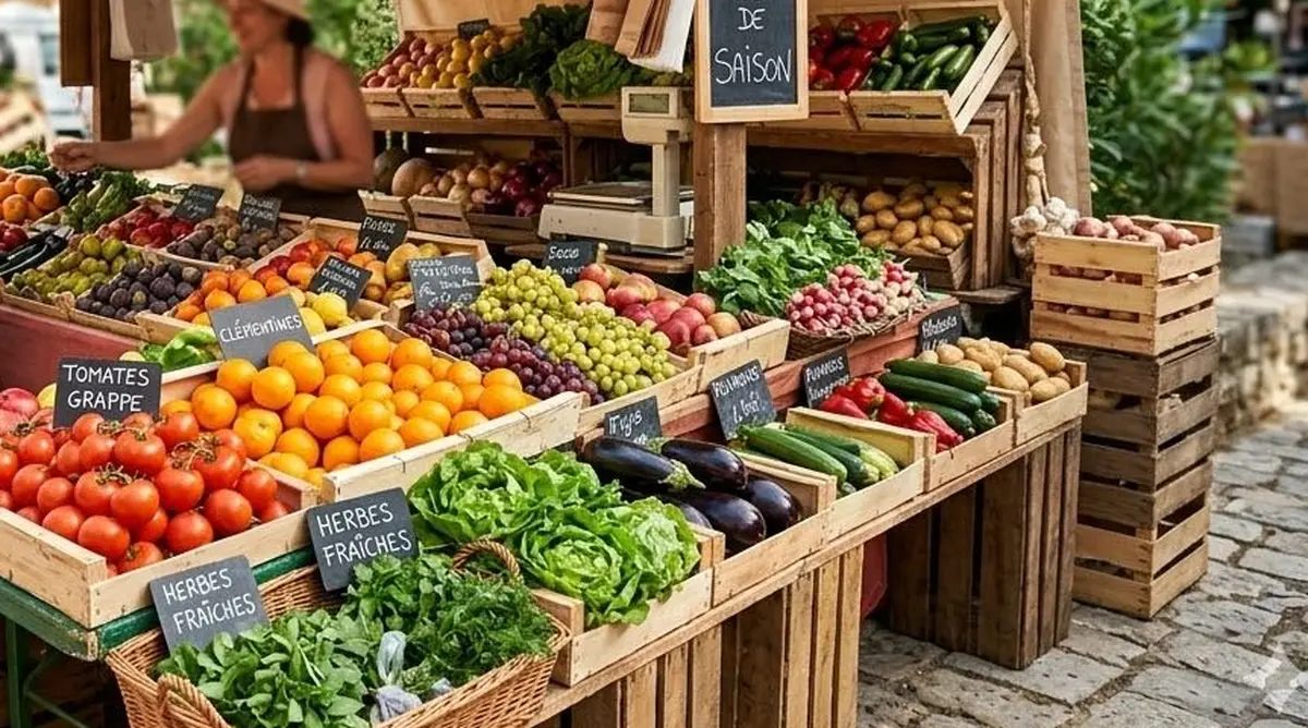 Marché alimentaire parisien