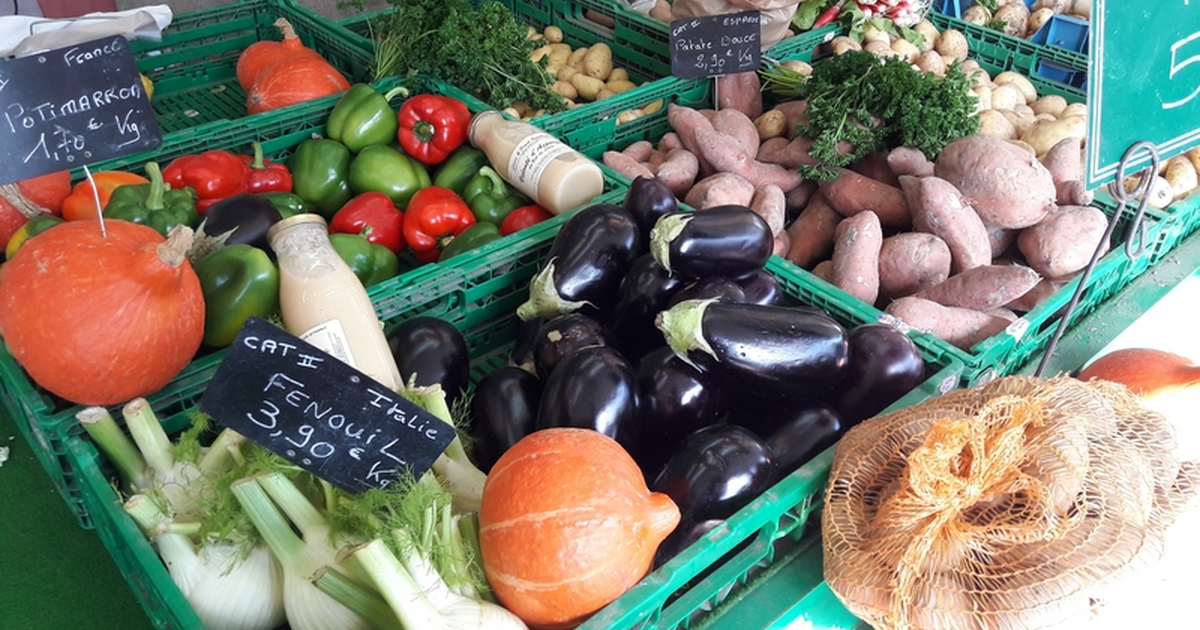 Marché alimentaire de Bourgueil