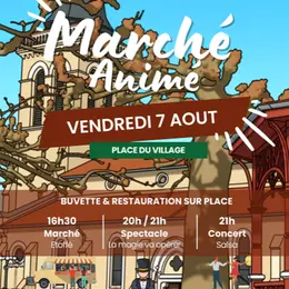 Marché animé