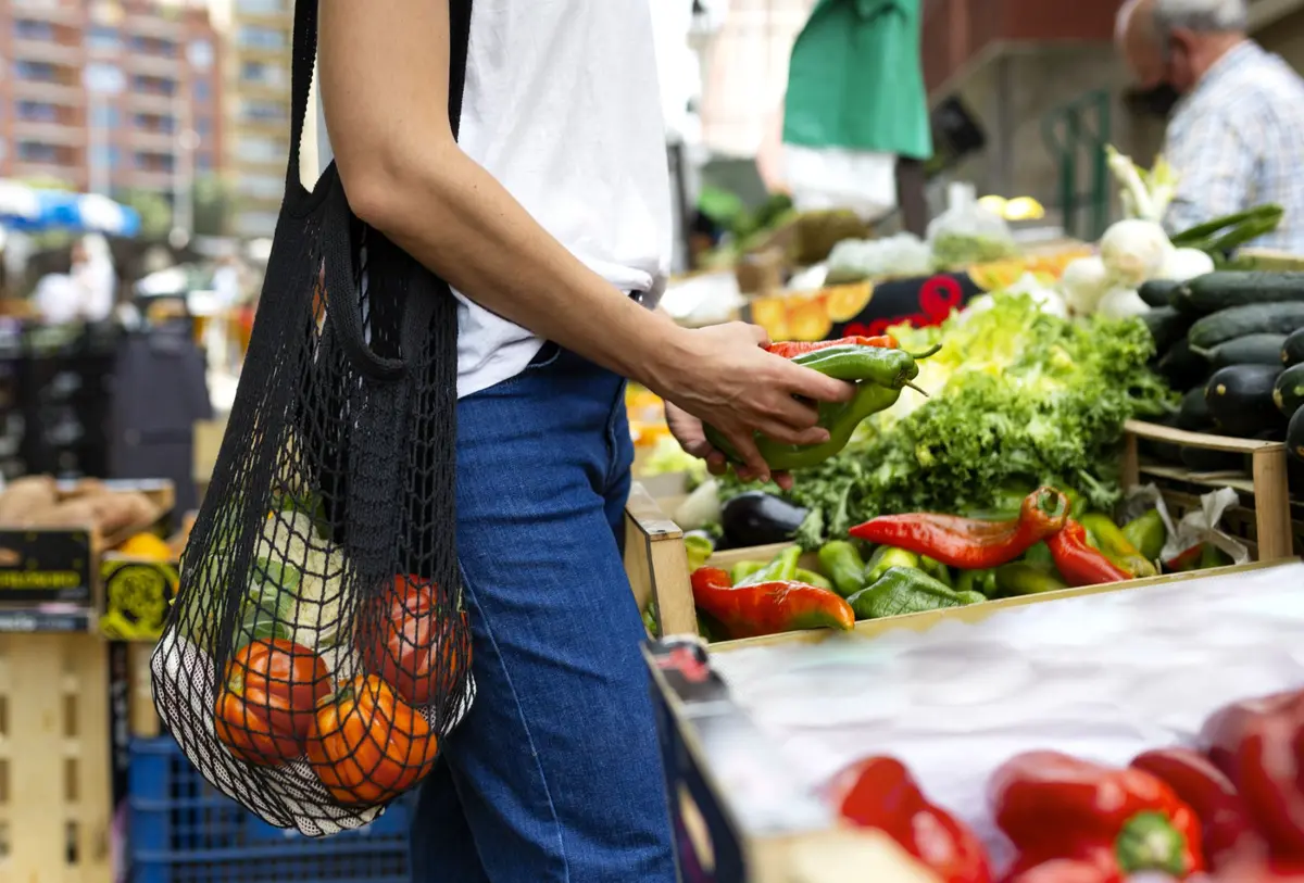 Marché alimentaire parisien