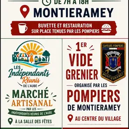 Marché artisanal et vide-greniers à Montiéramey