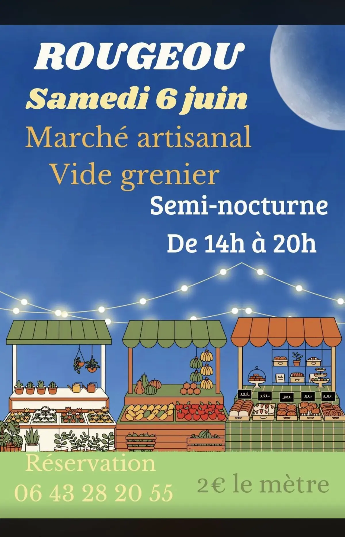 Marché artisanal & vide-greniers semi nocturne