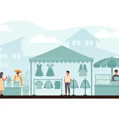 Marché artisanal nocturne