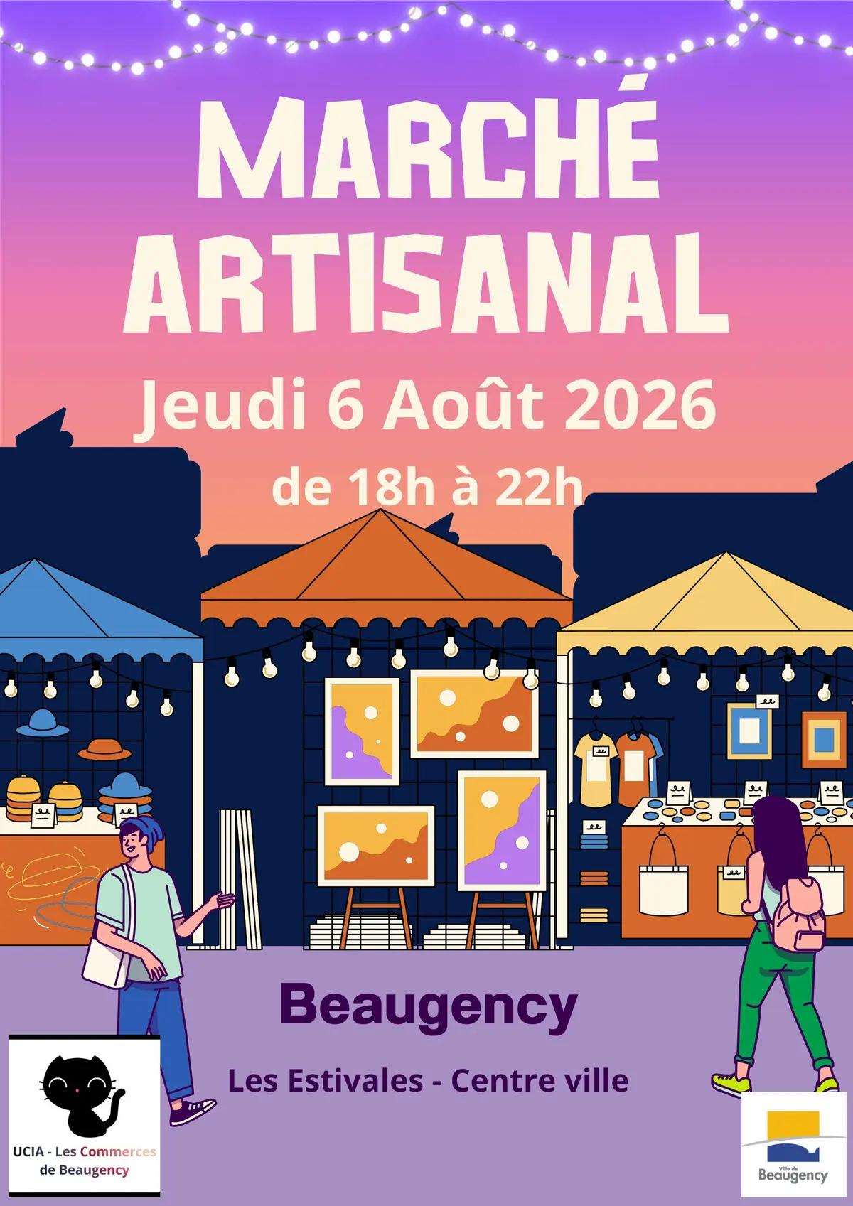 Marché artisanal  nocturne