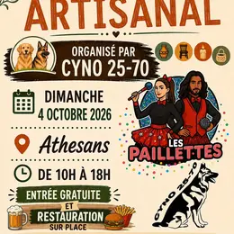 Marché artisanal organisé par Cyno 25 70