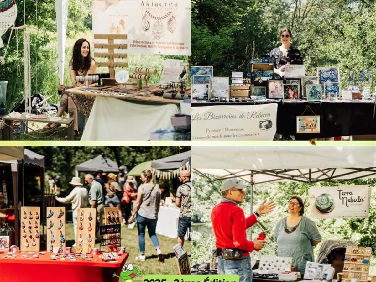 Marché artisanal - Un dimanche de printemps à l'Étang d'Eve