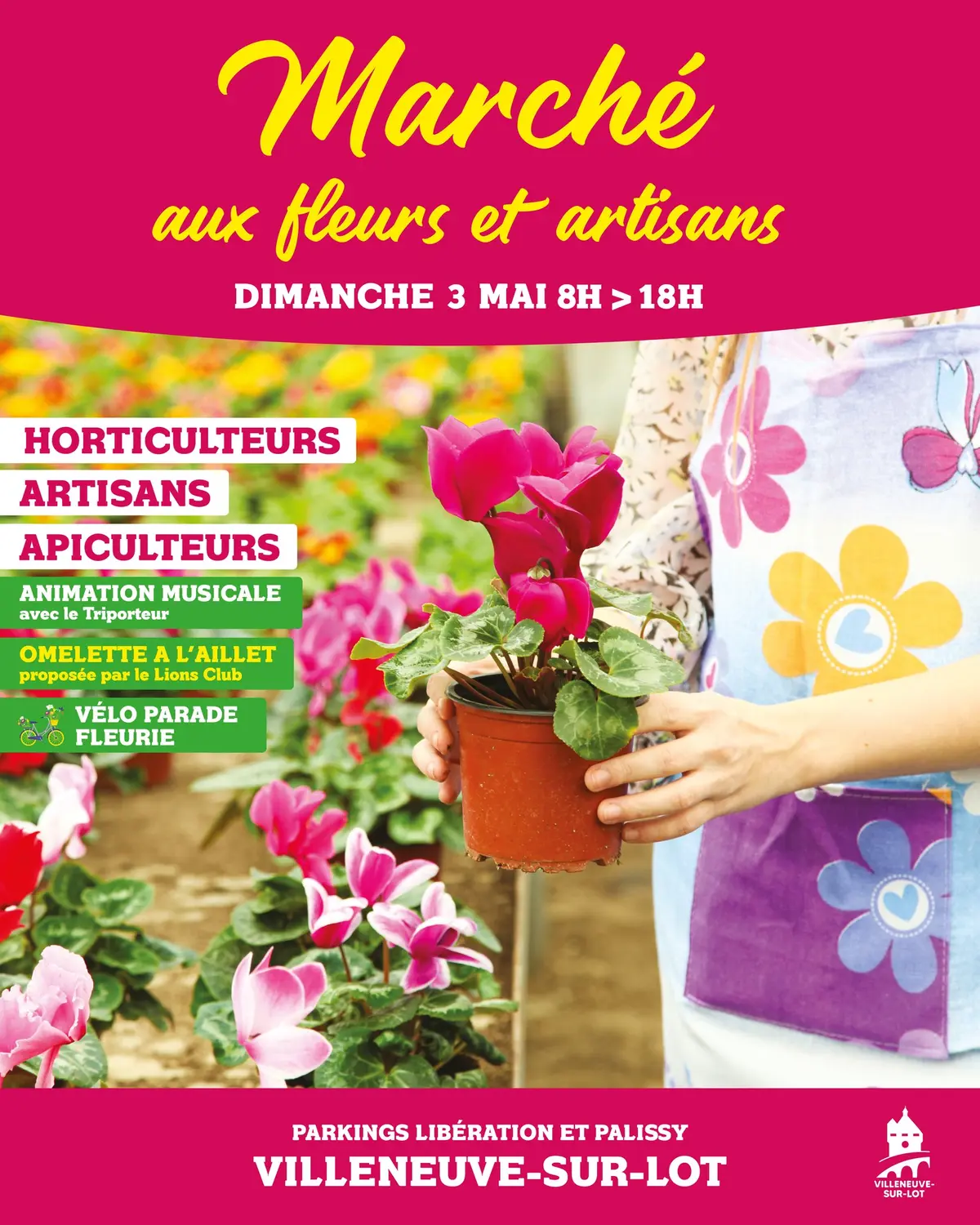 Marché aux fleurs et artisans