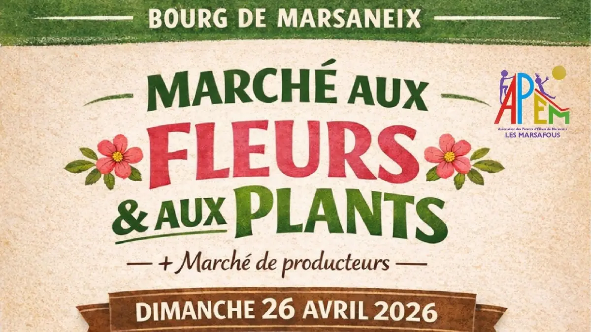 Marché aux fleurs et aux plants