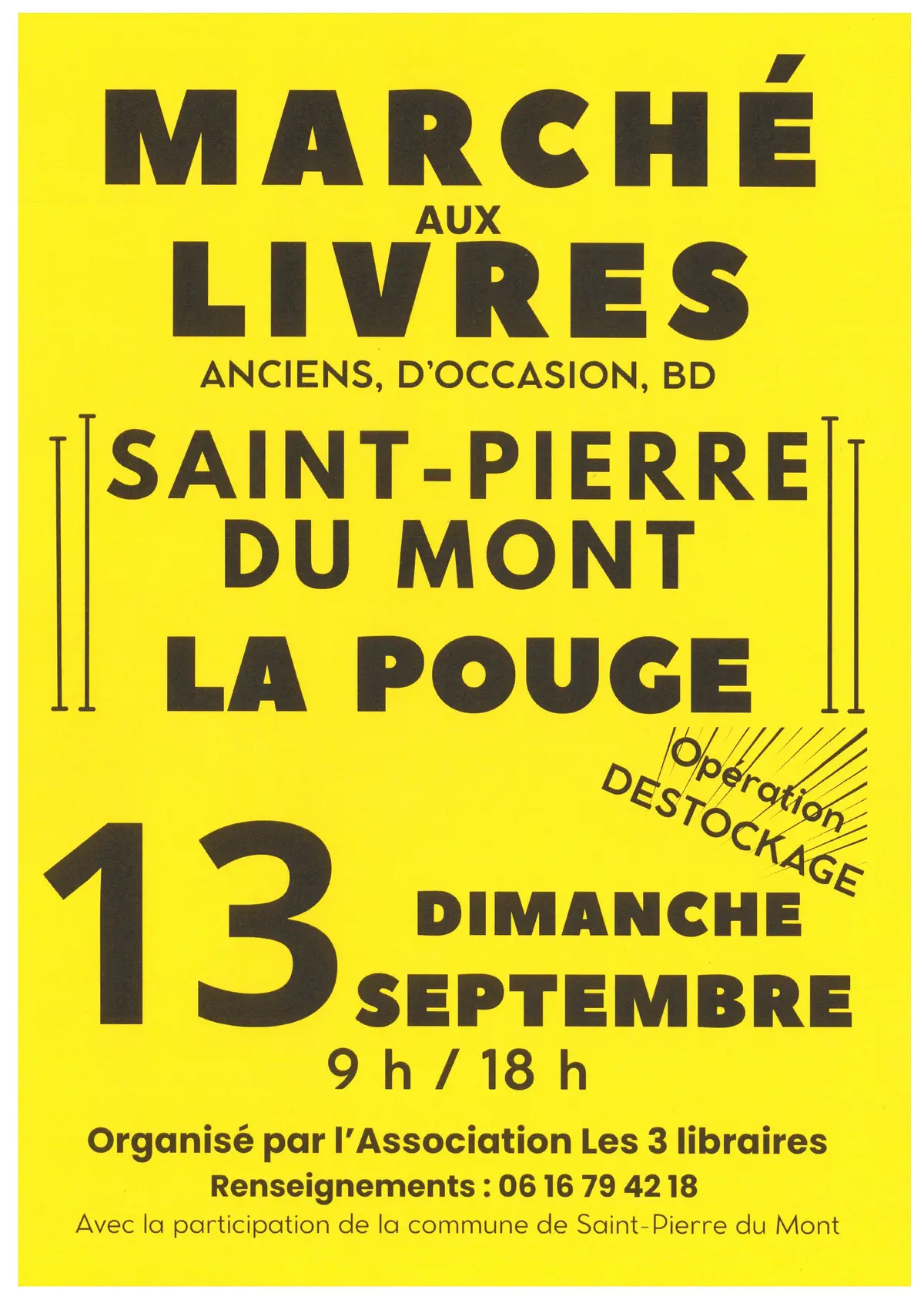 Marché aux livres anciens, occasions et BD