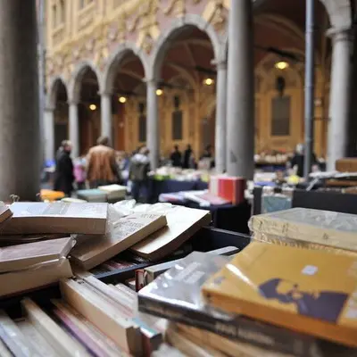 Marché aux livres de la Vieille Bourse à Lille
