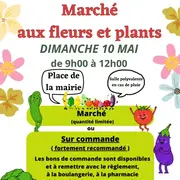 Marché aux plants et aux fleurs à Saint Laurent d'Olt