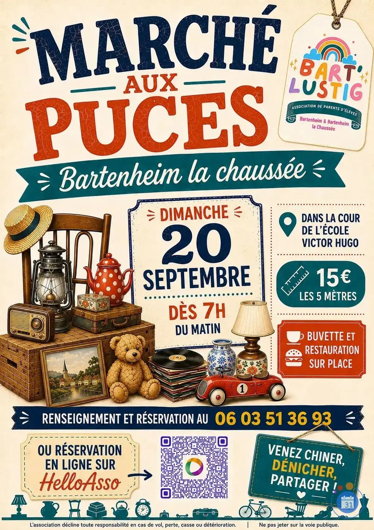 March&eacute; aux puces &agrave; Bartenheim-la-Chauss&eacute;e