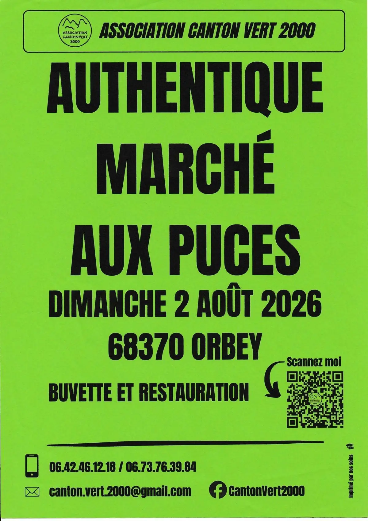 Marché aux puces à Orbey